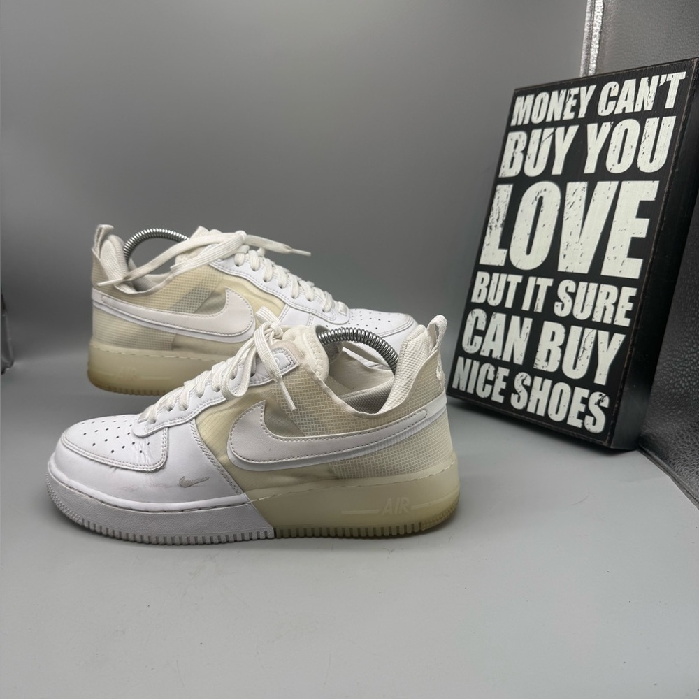 Nike Air Force 1 React Shoes "Coconut Milk" - DH7615 100 Expeditedship Size 9